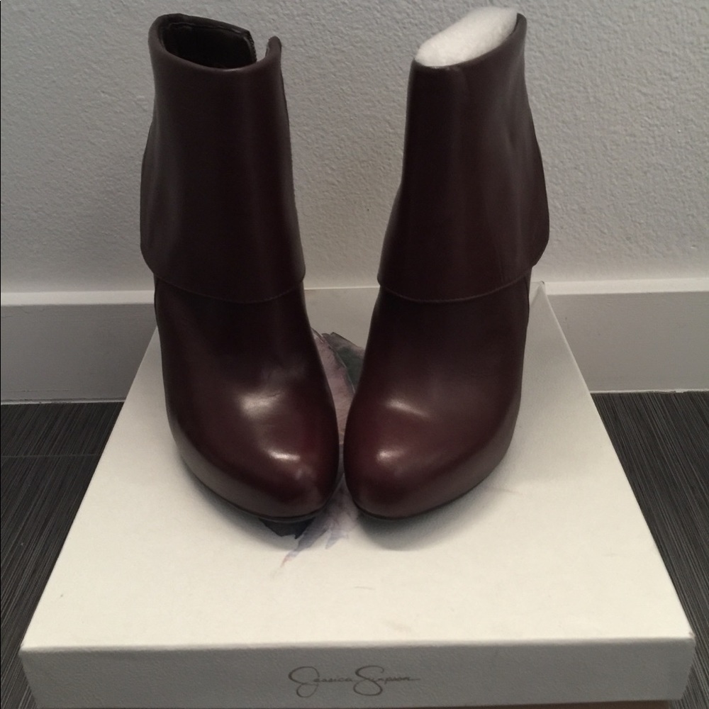 Cute Brown Ankle Booties